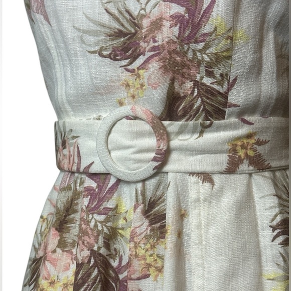 Minkpink floral print wide leg fully lined maxi jumpsuit - Picture 6 of 14